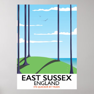 East Sussex, England, Poster