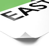 East Sussex, England, Poster (Ecke)