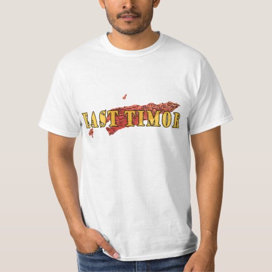 East Timor map T-Shirt (Vorderseite)