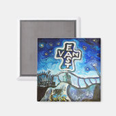 East Van Cross Magnet (Vorderseite/Rückseite)