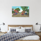 East View of Genesee Street Leinwanddruck (Insitu (Schlafzimmer))