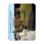 East View von Roof Vanderbilt Mansion, Hyde Park Magnet (Vertikal)