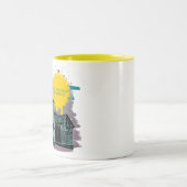 East Wareham Methodist-Tasse Zweifarbige Tasse (Mittel)