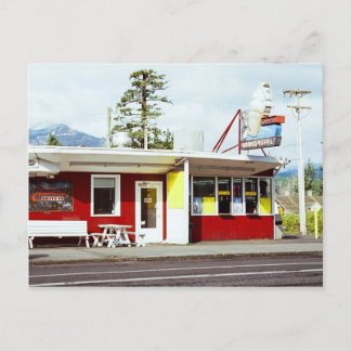 East Wind Drive-In, Cascade Locks, Oregon Postcard Postkarte