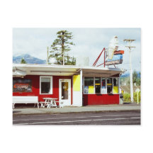 East Wind Drive-In, Cascade Locks, Oregon Postcard