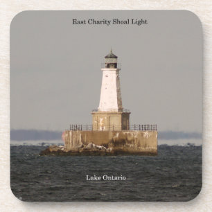 East Wohltätigkeit Shoal Light Set von 6 Kunststof Getränkeuntersetzer