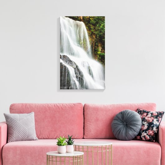 Eastatoe Falls Leinwanddruck (Insitu (Wohnzimmer))