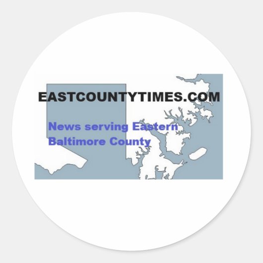 Eastcountytimes.com Aufkleber (Vorderseite)