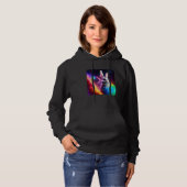 Easter 2023 Cosmic Adventure Bunny in Space 1 Hoodie (Vorne ganz)