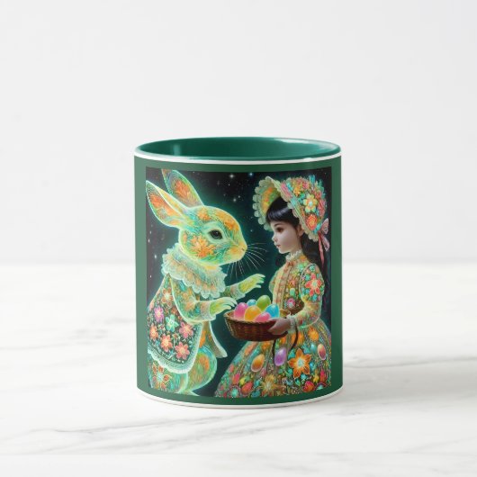 EASTER ~ 3D ~ Leuchtend Vintag ~ Tasse (Zentrum)