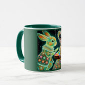EASTER ~ 3D ~ Leuchtend Vintag ~ Tasse (Vorderseite Links)