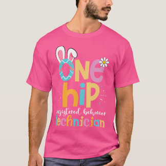 Easter Aba Therapist Behavior Analyst One Hip Rbt T-Shirt