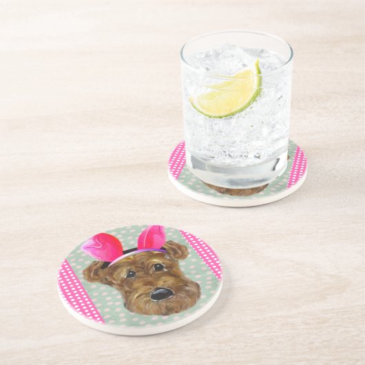 EASTER AIREDALE GETRÄNKEUNTERSETZER (Seite)