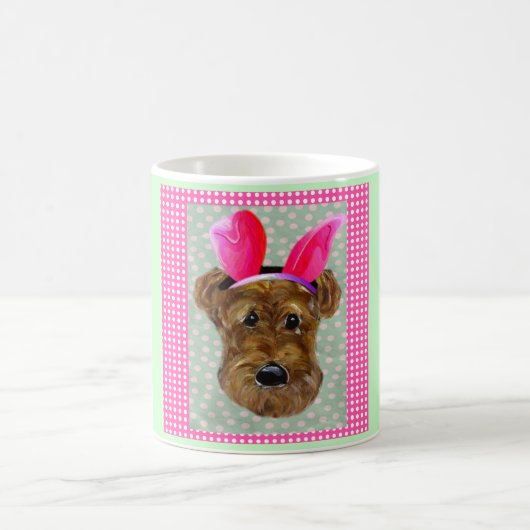EASTER AIREDALE KAFFEETASSE (Mittel)