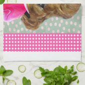 EASTER AIREDALE KÜCHENTUCH (Gefaltet)