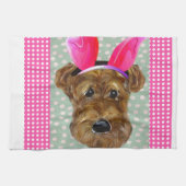 EASTER AIREDALE KÜCHENTUCH (Horizontal)