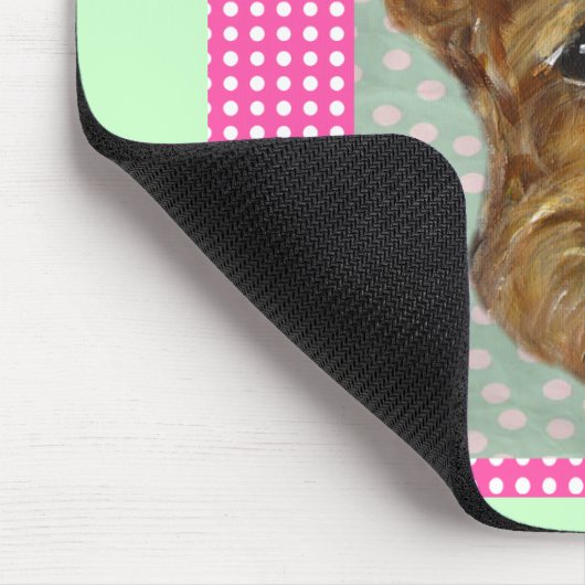 EASTER AIREDALE MOUSEPAD (Ecke)