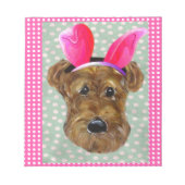 EASTER AIREDALE NOTIZBLOCK (Vorderseite)