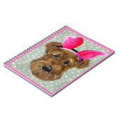 EASTER AIREDALE NOTIZBLOCK (Linke Seite)