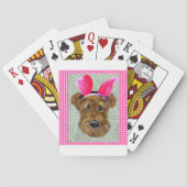 EASTER AIREDALE SPIELKARTEN (Rückseite)