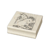 EASTER ANGEL PONIES & BUNNY, FRÜHSTÜCKFEATHERS GUMMISTEMPEL (Stempel)