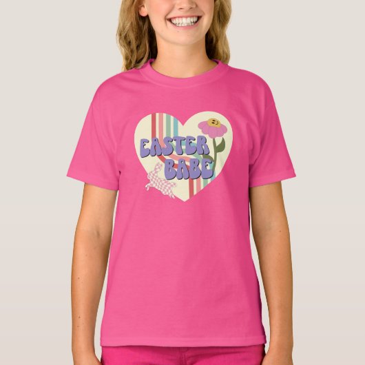 Easter Babe Happy Easter T-Shirt (Vorderseite)