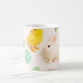 Easter Baby Chickens and Bunny Rabbits Kaffeetasse (Mittel)