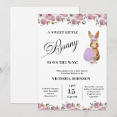 Easter Baby Shower Einladung (Vorne/Hinten)