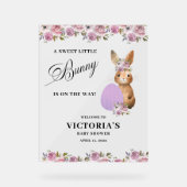 Easter Baby Shower Welcome Acrylschild (Vorderseite)