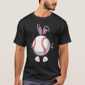 Easter Baseball Ball Easter Day Easter Bunny Base T-Shirt (Vorderseite)