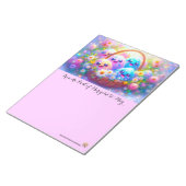 Easter Basket Dreams Notizblock (angewinkelt)