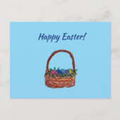 Easter Basket Postcard Postkarte (Vorderseite)