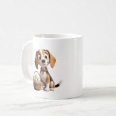easter beagle kaffeetasse (Vorderseite Links)