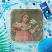 Easter Beauties, Vintage Illustration, 1898 Pappteller (Party)