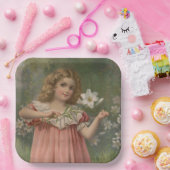 Easter Beauties, Vintage Illustration, 1898 Pappteller (Party)