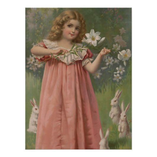 Easter Beauties, Vintage Illustration, 1898 Poster (Vorderseite)