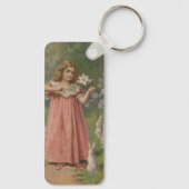 Easter Beauties, Vintage Illustration, 1898 Schlüsselanhänger (Rückseite)