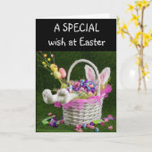 "EASTER" BESONDERES *DAUGHTER* AUS EINEM SONDERBUN KARTE (Gelbe Blume)