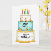 Easter Birthday Celebration Card Karte (Gelbe Blume)
