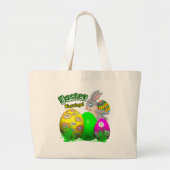 Easter Blessings-Easter Tote Bag Jumbo Stoffbeutel (Vorne)