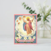 Easter Blessings Feiertagspostkarte (Stehend Vorderseite)