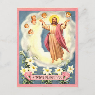Easter Blessings Feiertagspostkarte