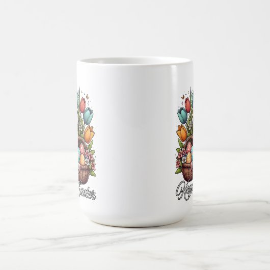 Easter Blessings-Hoppy Easter Coffee Mug Kaffeetasse (Mittel)