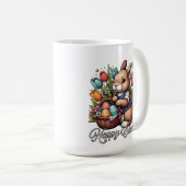 Easter Blessings-Hoppy Easter Coffee Mug Kaffeetasse (VorderseiteRechts)