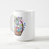 Easter Blessings-Hoppy Easter Coffee Mug Kaffeetasse (Vorderseite Links)