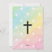 Easter Blessings Personalized Photo Template Feiertagskarte (Rückseite)