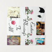 EASTER BLESSINGS WANDTEPPICH (Vorderseite (Horizontal))