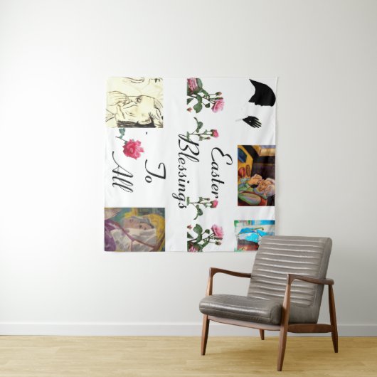 EASTER BLESSINGS WANDTEPPICH (Beispiel (Horizontal))