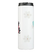 Easter Blue Bunny Personalized Thermal Tumbler Thermosbecher (Rückseite)