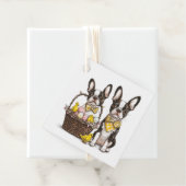 Easter Boston Terrier Dogs Geschenkanhänger (Beispiel)